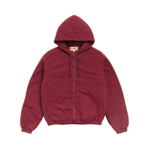 Stussy Ripstop Work Jacket 'Burgundy'