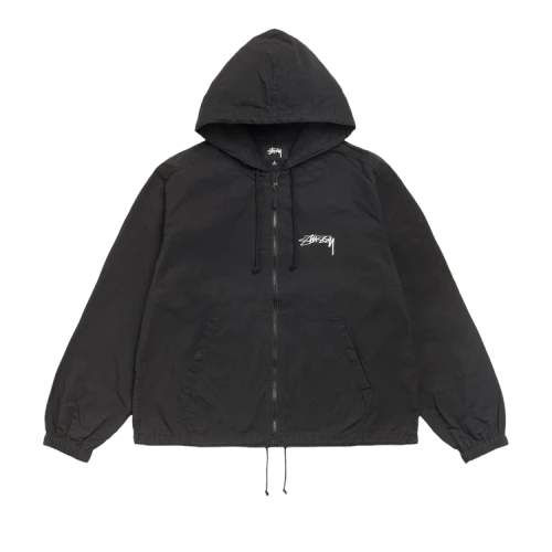 Stussy Waxed Cotton Beach Shell 'Black'