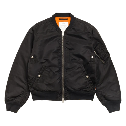 Stussy Ma-1 Bomber Jacket 'Black'