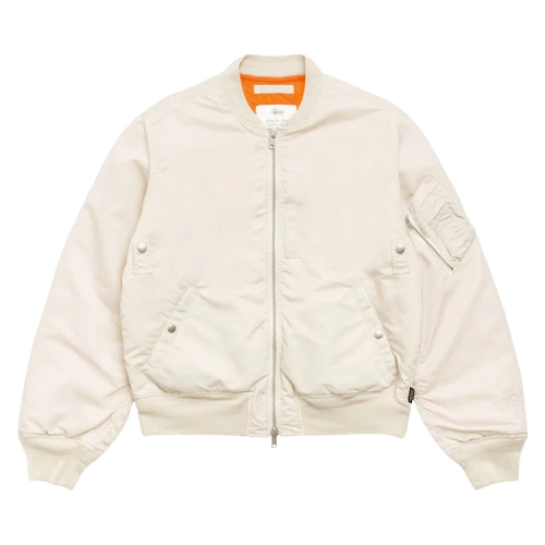 Stussy Ma-1 Bomber Jacket 'Bone'