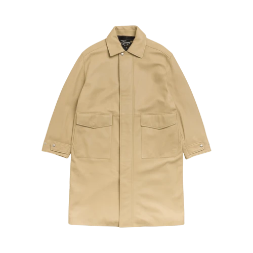 Stussy Leather Duster 'Sand'