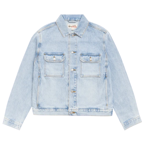 Stussy Denim Trucker Jacket 'Light Wash Indigo'