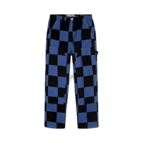 Stussy Big Ol' Check Work Pant 'Navy'