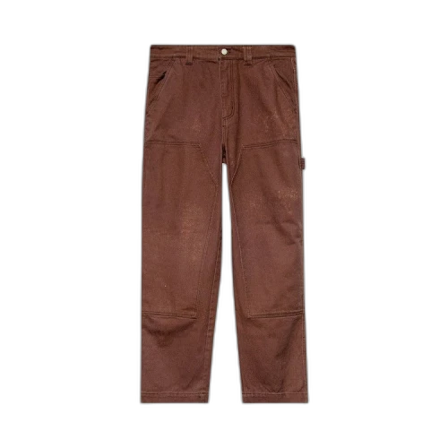 Stussy Spotted Bleach Work Pant 'Brown'