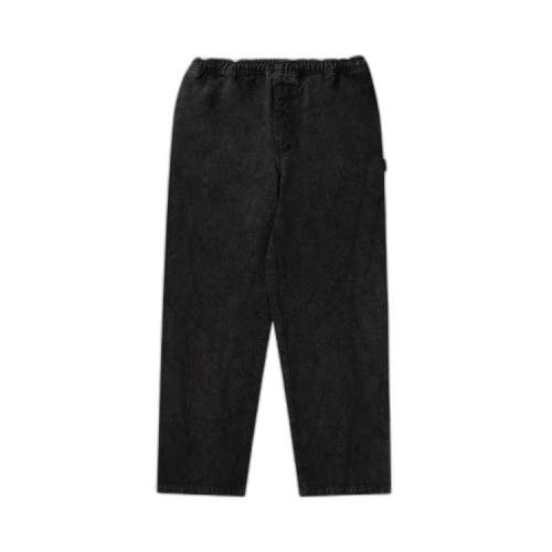 Stussy Washed Canvas Beach Pant 'Black'