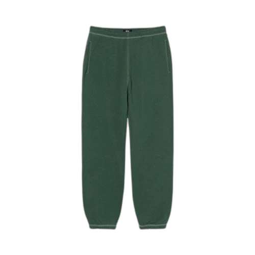 Stussy Contrast Stitch Label Pant 'Forest'
