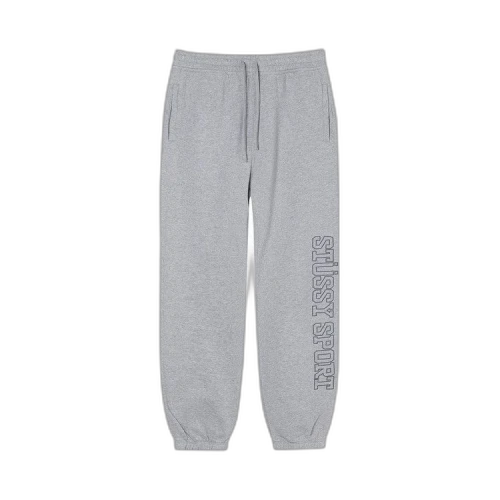 Stussy Sport Applique Pant 'Grey Heather'