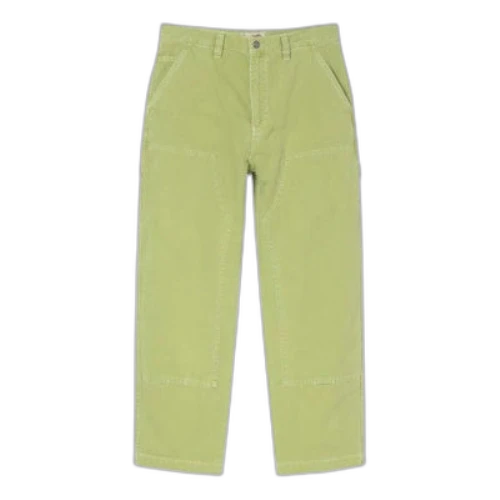 Stussy Stone Washed Canvas Work Pant 'Green'
