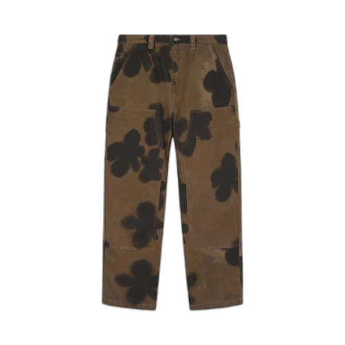 Stussy Floral Dye Work Pant 'Brown'