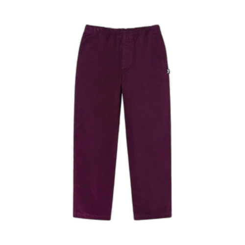 Stussy Brushed Beach Pant Plum