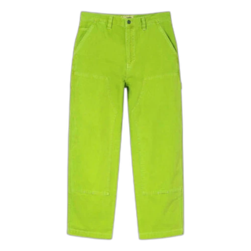Stussy Dyed Canvas Work Pant 'Neon'