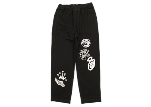 Stussy Noma Icon Beach Pant Washed Black