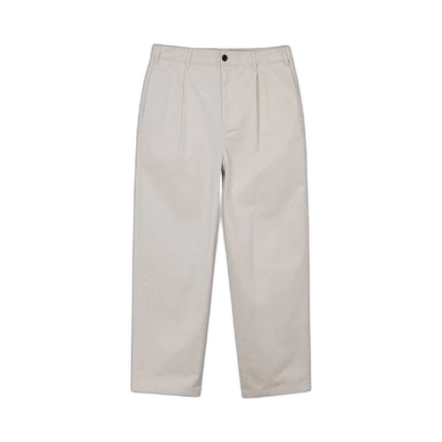 Stussy Twill Volume Pleated Trouser 'Bone'