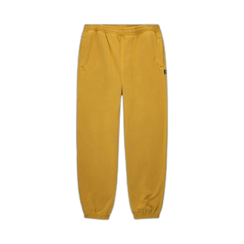 Stussy Pigment Dyed Fleece Pant Gold