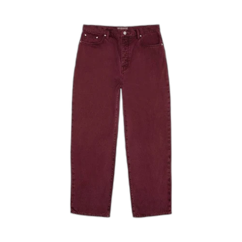 Stussy Washed Canvas Big Ol Jean Wine