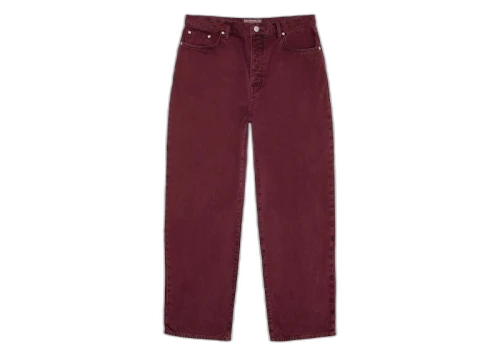 Stussy Washed Canvas Big Ol Jean Wine