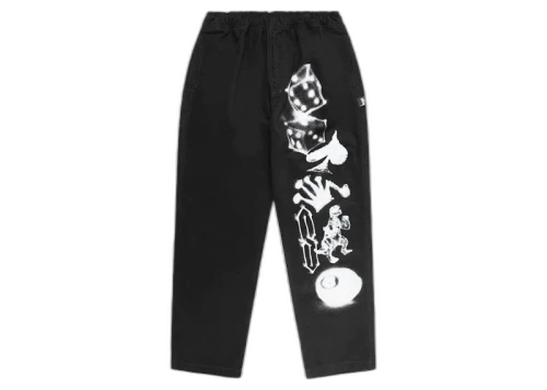Stussy Airbrush Icon Beach Pant Black