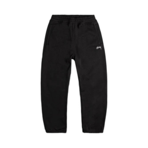 Stussy Stock Logo Sweatpant 'Washed Black'