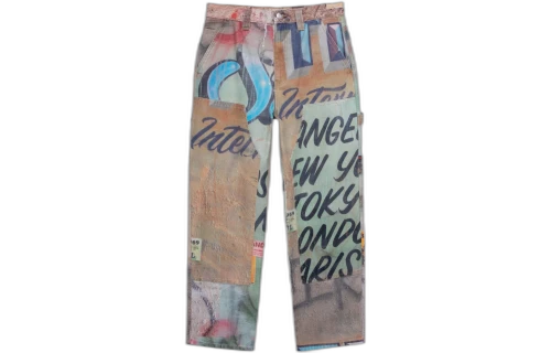 Stussy Work-Pant Alfonso Canvas 'Multi'