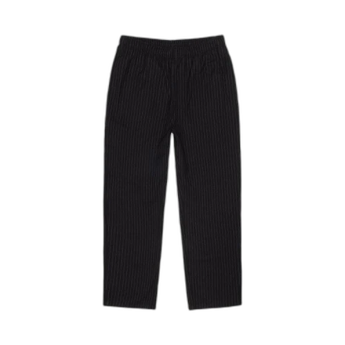 Stussy Beach Pant Wool Stripe 'Black'