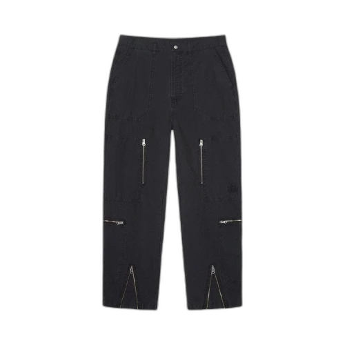 Stussy Flight Ripstop Pigment Dyed Pant Black