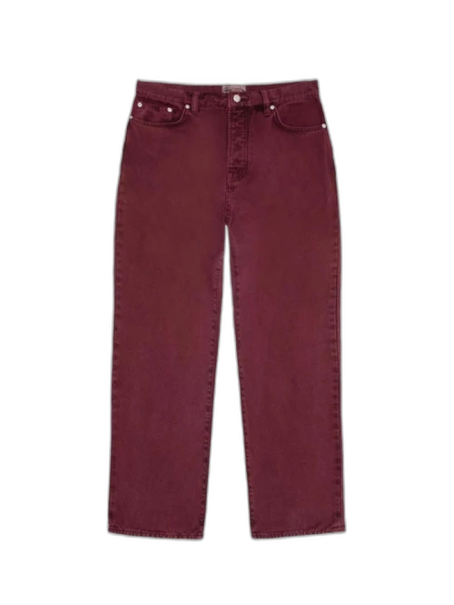 Stussy Washed Canvas Classic Jeans Wine