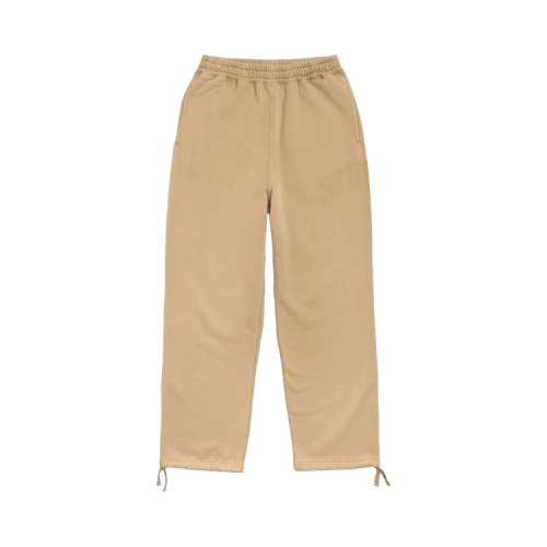 Stussy Faded Graphic Fleece Pant 'Washed Beige'