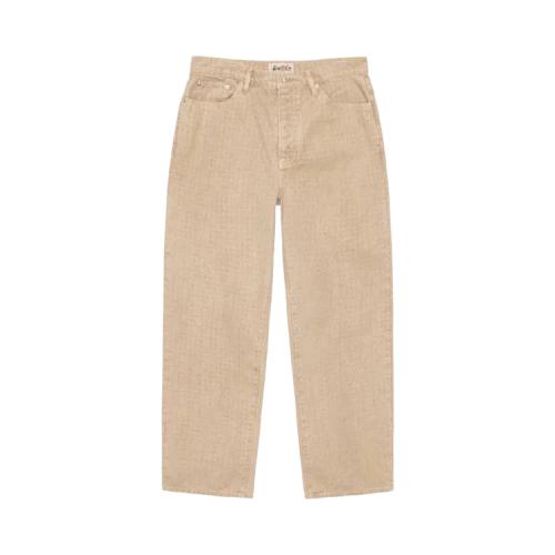 Stussy Big Ol' Needlepunch Canvas Jean Khaki