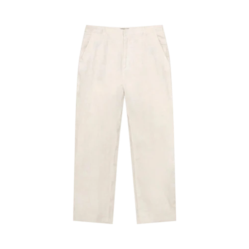 Stussy Relaxed Textured Linen Trouser Bone
