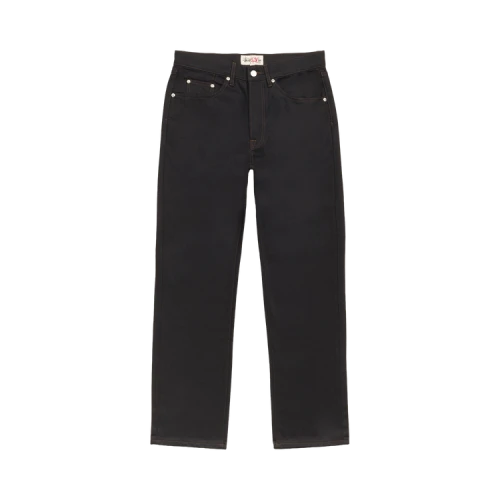 Stussy Slim Jean Denim 'Raw Black Contrast Stitch'