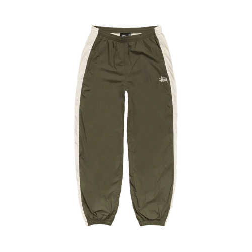 Stussy Side Stripe Track Pant 'Olive'