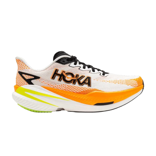 HOKA Mach X 3 'White Neon Tangerine'