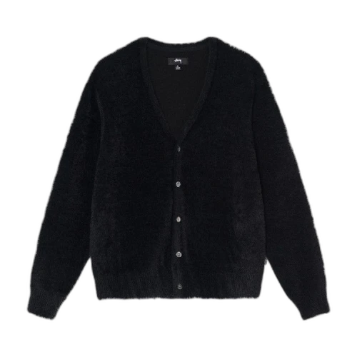 Stussy Shaggy Cardigan 'Black'