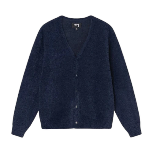 Stussy Shaggy Cardigan 'Deep Navy'
