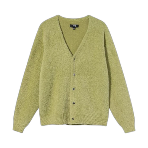 Stussy Shaggy Cardigan 'Lime'