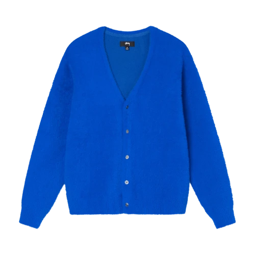 Stussy Shaggy Cardigan 'Royal Blue'