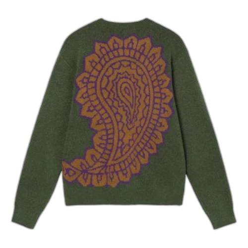 Stussy Paisley Sweater 'Green'