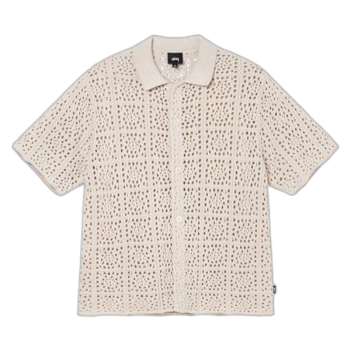Stussy Crochet Shirt 'Natural'