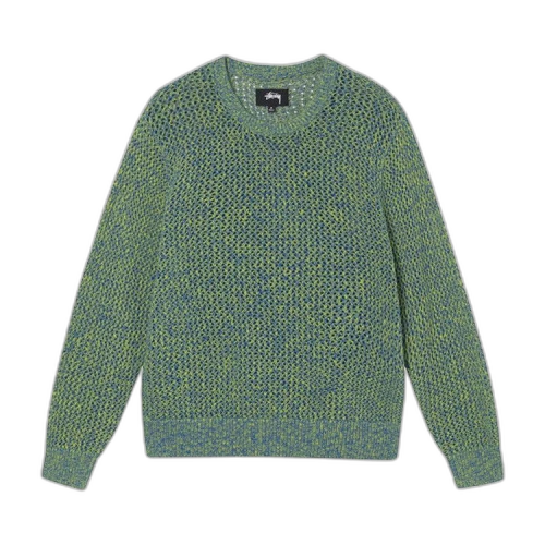 Stussy 2 Tone Loose Gauge Sweater 'Green'