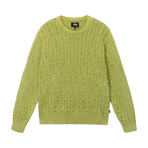 Stussy Strand Sweater 'Lime'