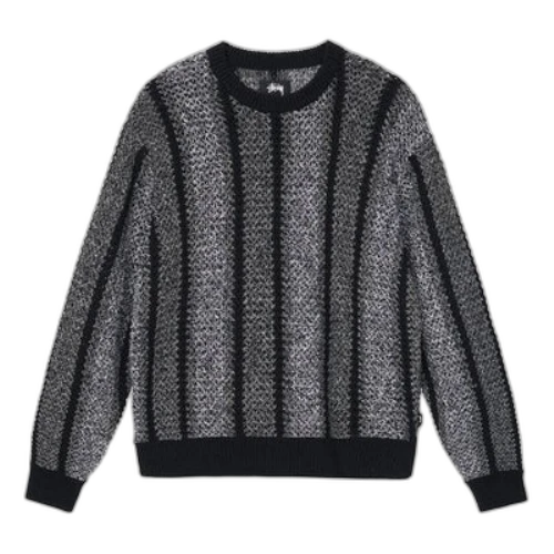 Stussy Baja Loose Gauge Sweater 'Grey'