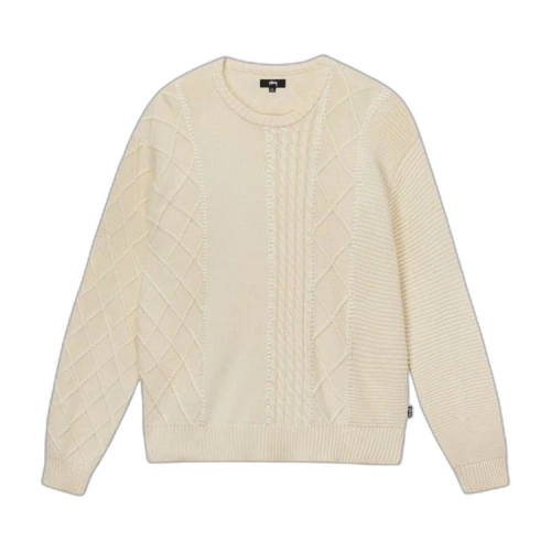 Stussy Patchwork Sweater Natural