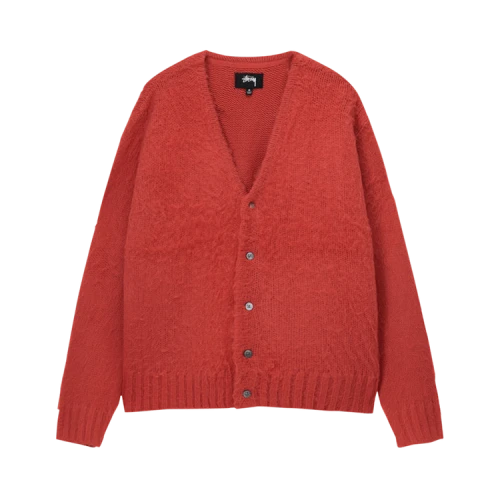 Stussy Brushed Cardigan 'Charcoal'