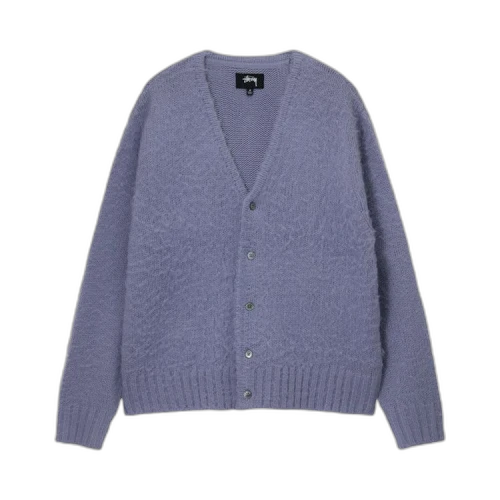 Stussy Brushed Cardigan 'Lavender'