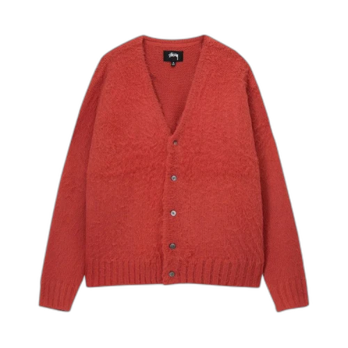 Stussy Brushed Cardigan 'Red'