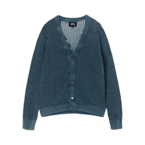 Stussy Loose Gauge Cardigan 'Blue'