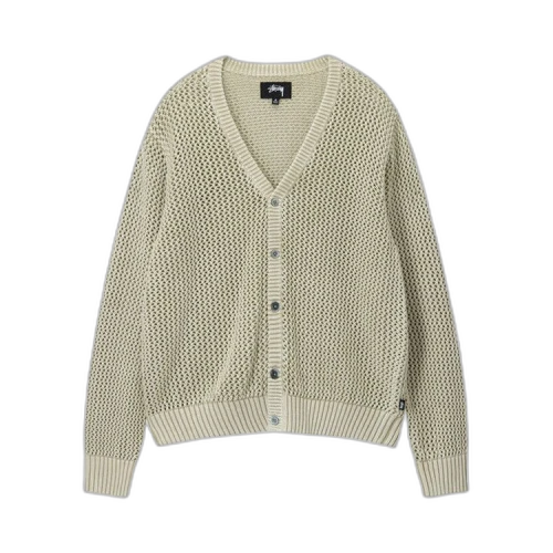 Stussy Loose Gauge Cardigan 'Natural'