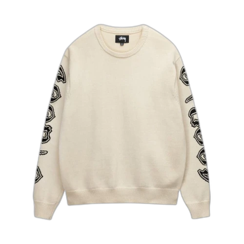 Stussy Sleeve Logo Sweater 'Natural'