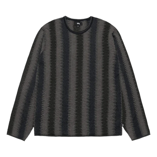 Stussy Shadow Stripe Sweater Olive