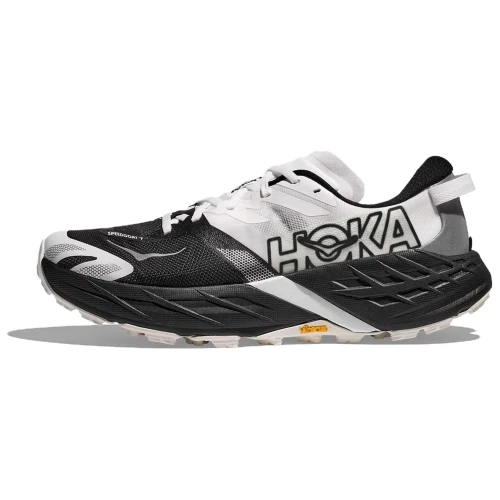 HOKA ONE ONE SPEEDGOAT 7 Trail Running Shoes Men's Black White